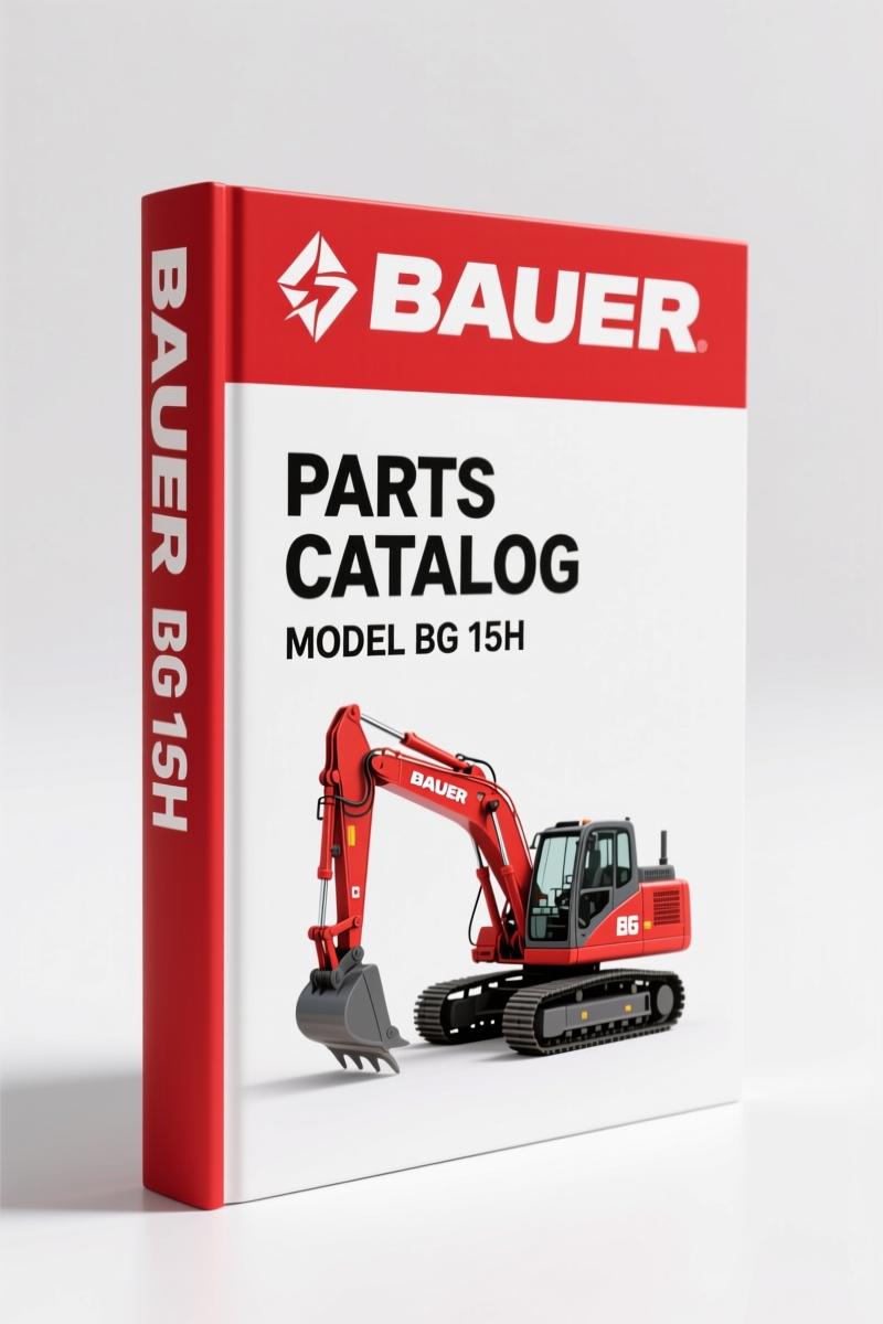 Bauer BG 15H 2005 Parts Catalog – OEM Hydraulic Assembly Reference