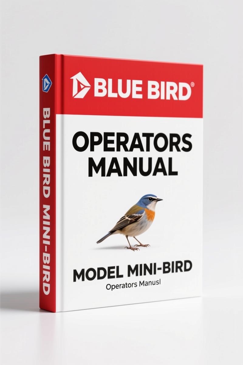 Blue Bird Mini-Bird Operators Manual – Factory Driver's Handbook for School Bus Operations