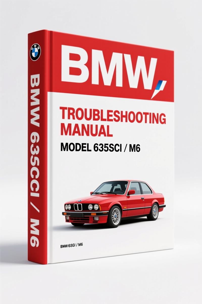 BMW 635CSi 1989 Troubleshooting Manual – Factory Electrical Diagnostics