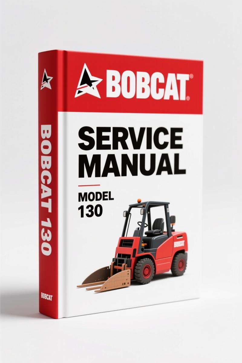 Bobcat 130 1987 Service Manual – Factory Specifications for Hydraulic Excavator