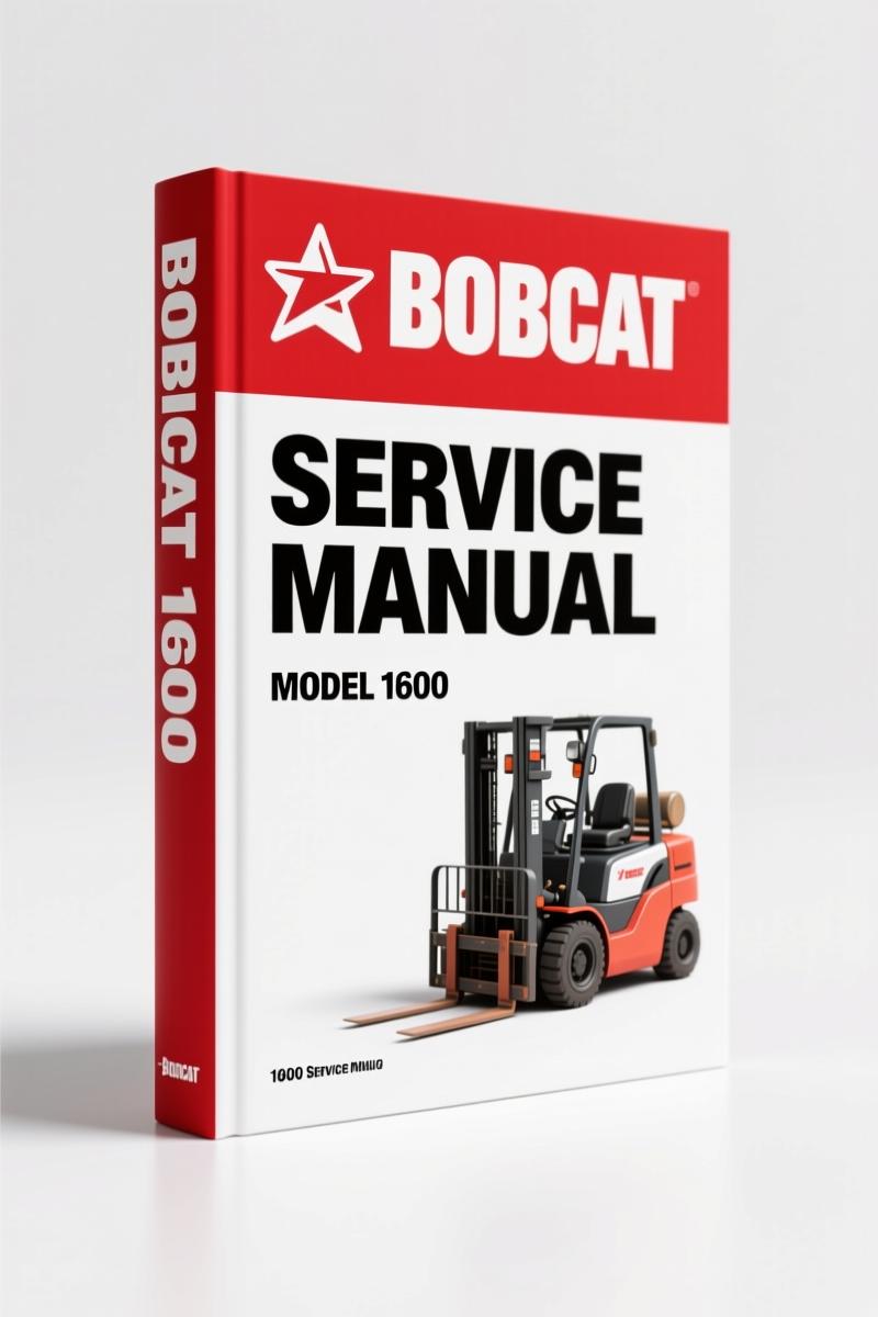 Bobcat 1600 1987 Service Manual – Factory Specifications for Loader Repair
