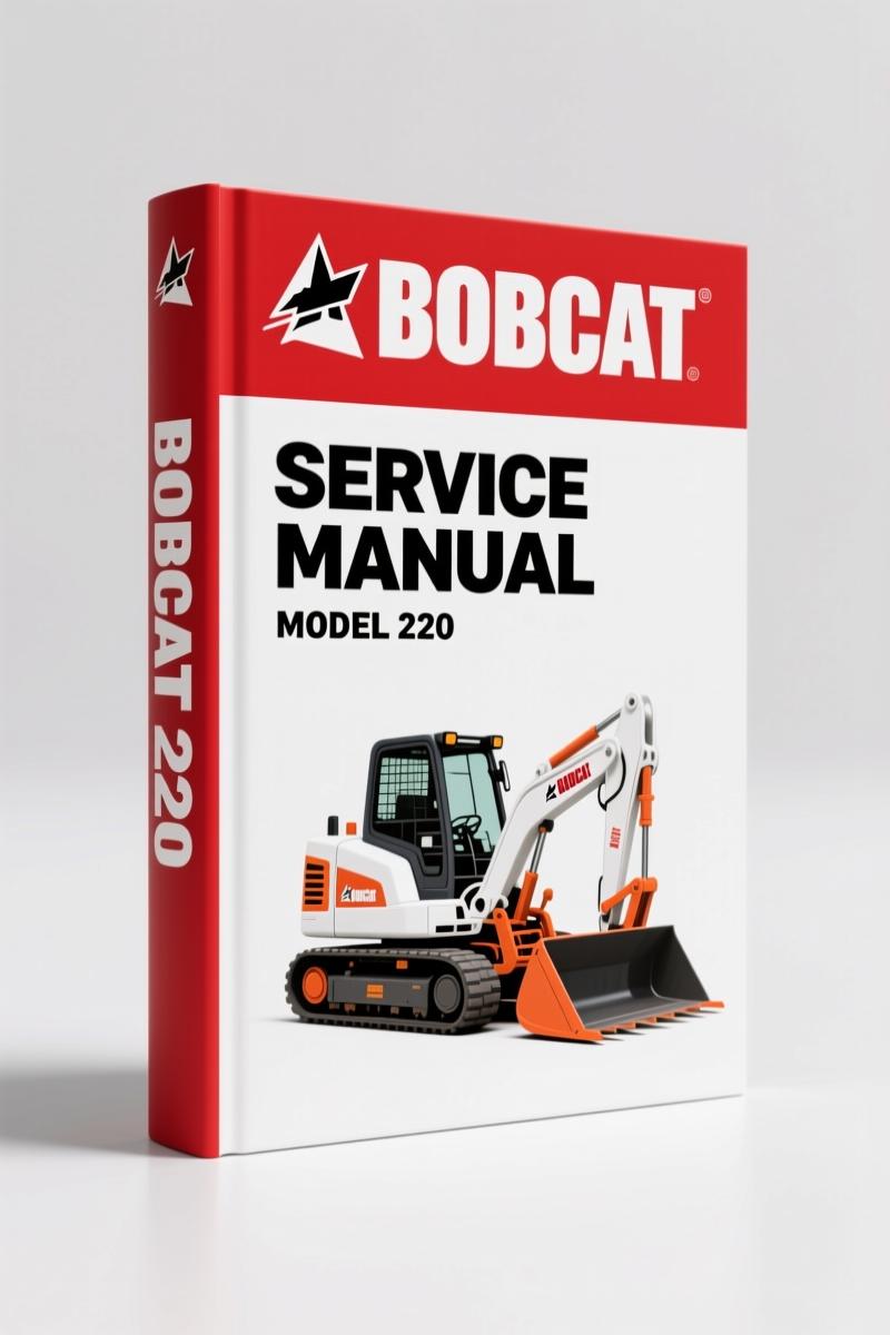 Bobcat 220 1992 Service Manual – Factory Specs for S/N 15001+