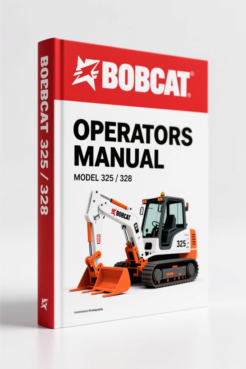 Bobcat 325, 328 2006 Operators Manual – Factory Maintenance Specs