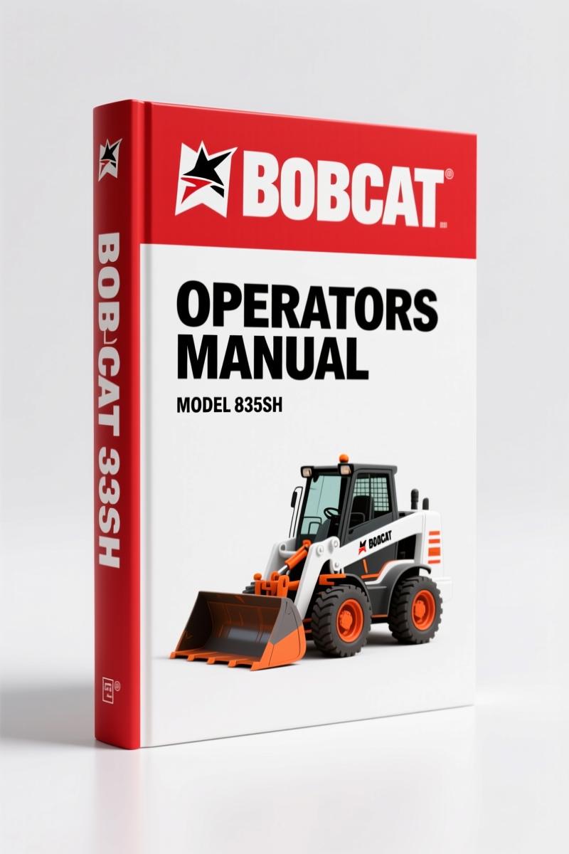 Bobcat 835SH 2004 Operators Manual – Factory Specifications & Safety