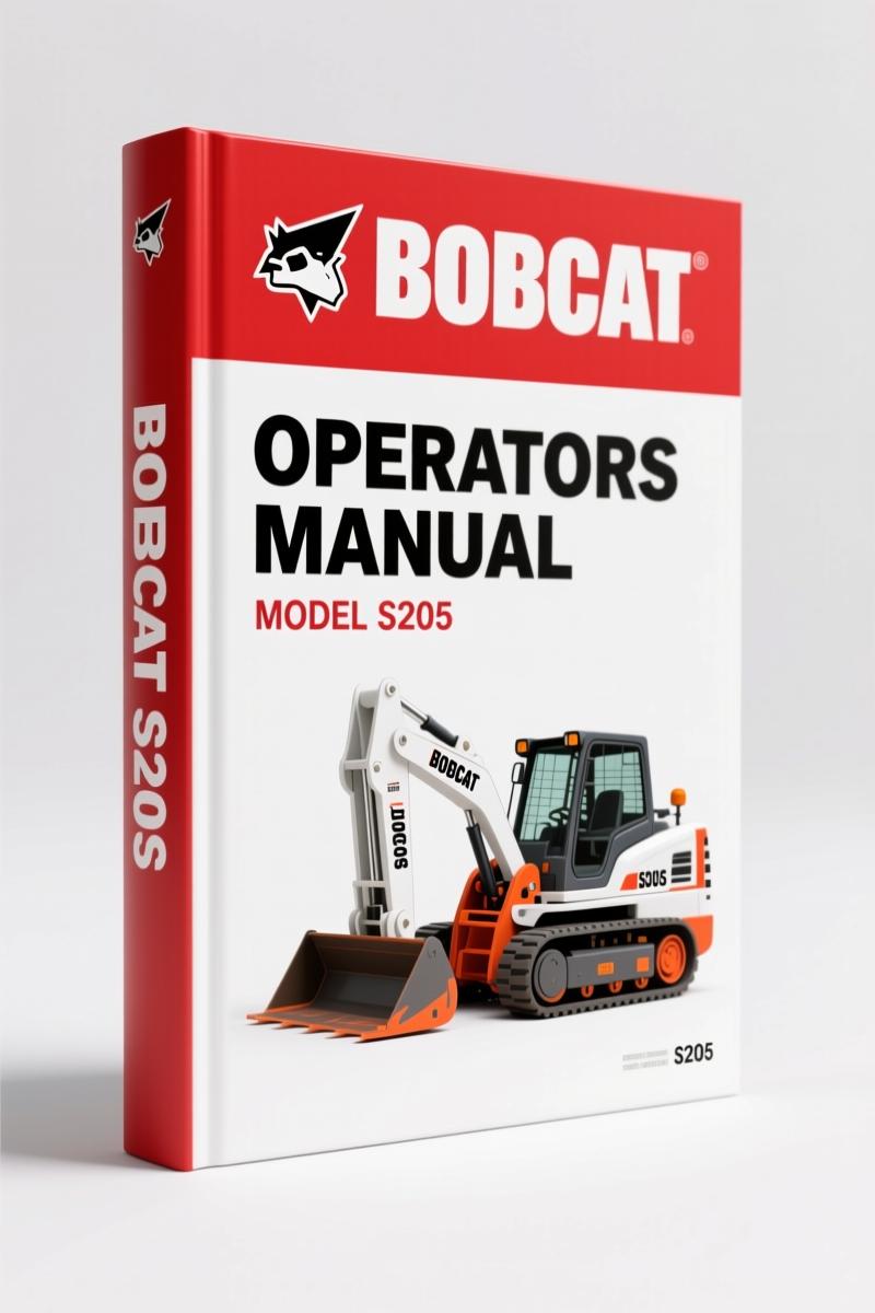 Bobcat S205 2006 Operators Manual – Factory Operation & Safety