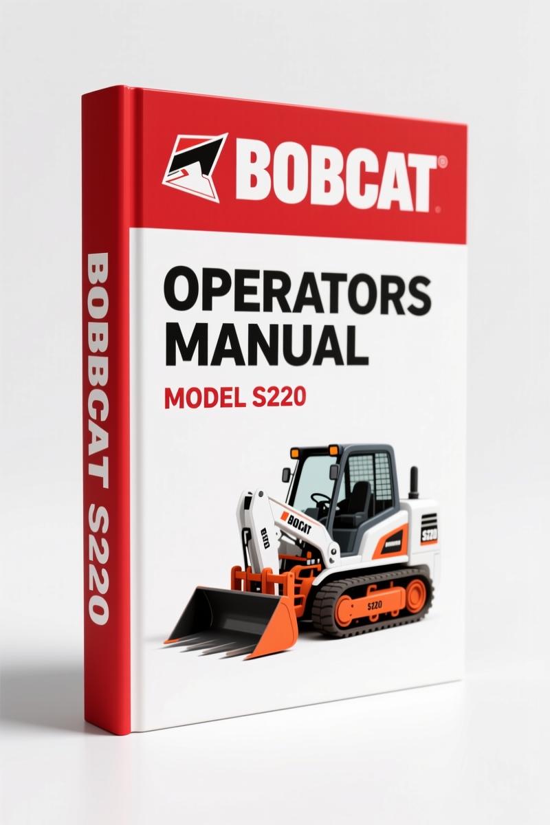 Bobcat S220 2004 Operators Manual – Factory Specs & Safety