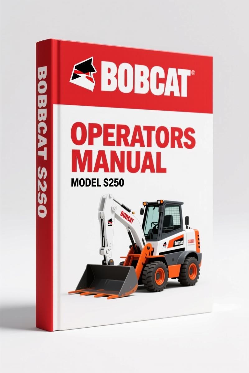 Bobcat S250 2004 Operators Manual – Factory Safety & Operation Specs