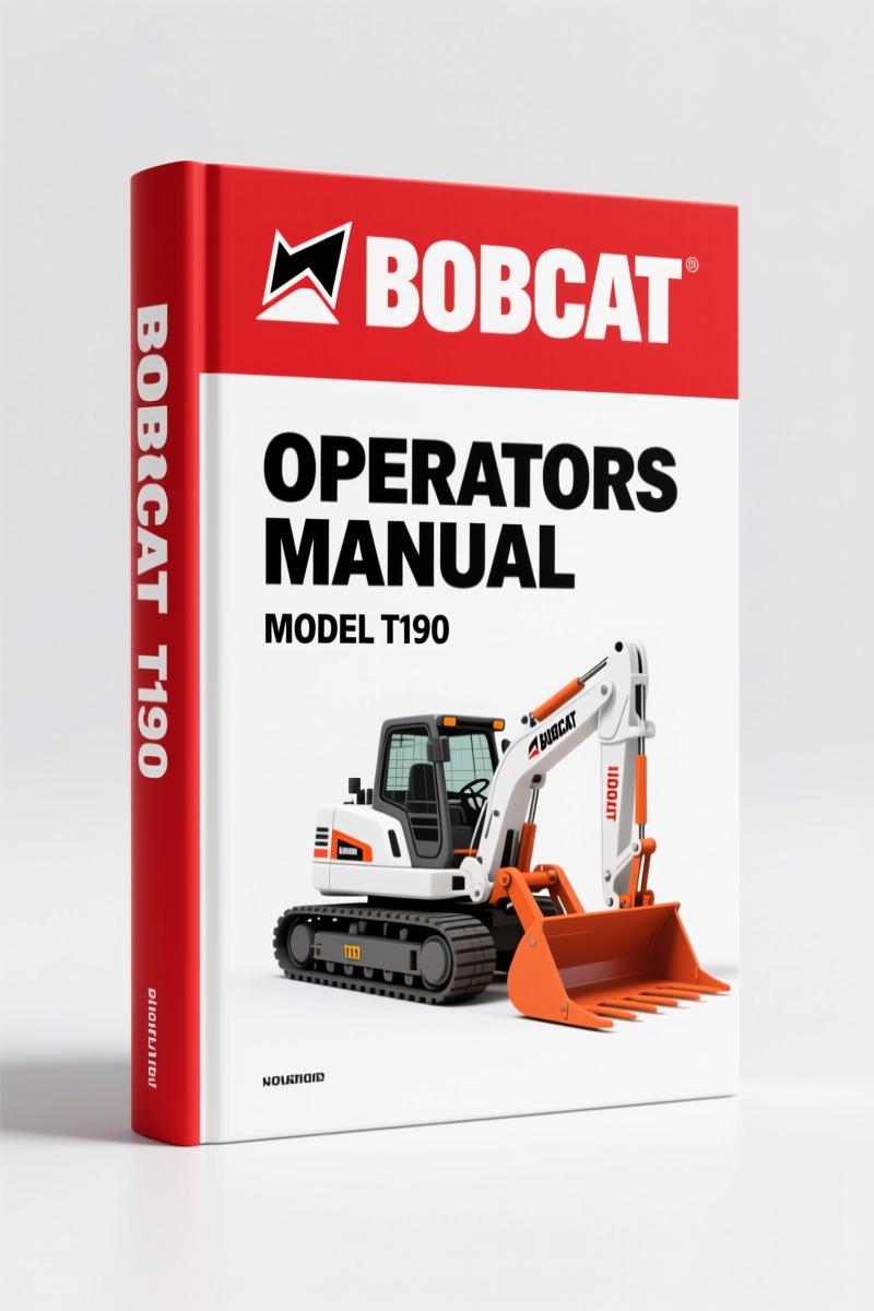 Bobcat T190 2006 Operators Manual – Factory Specs & Safety