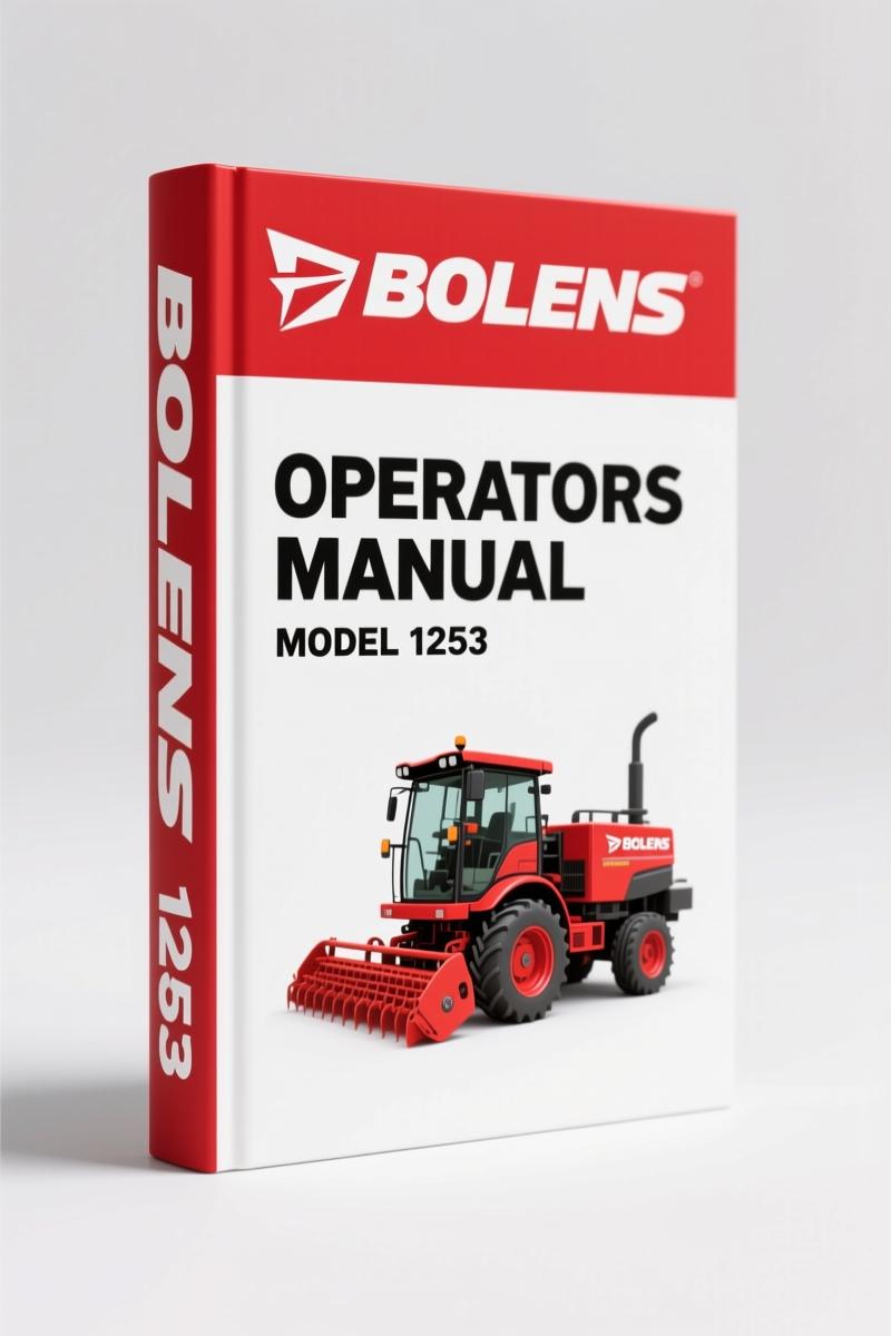 Bolens 1253 Operators Manual – Factory Operator Procedures for Husky Tractor