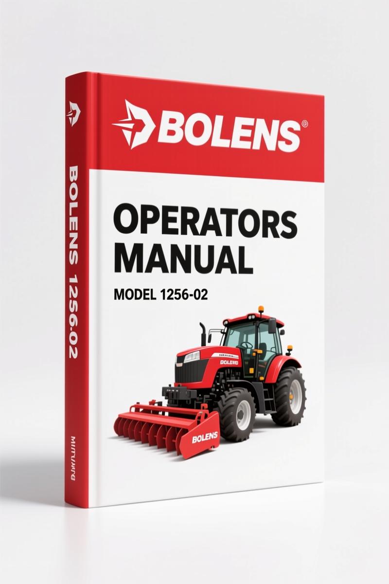 Bolens 1256-02 Operators Manual – Factory Husky Tractor Operation & Maintenance