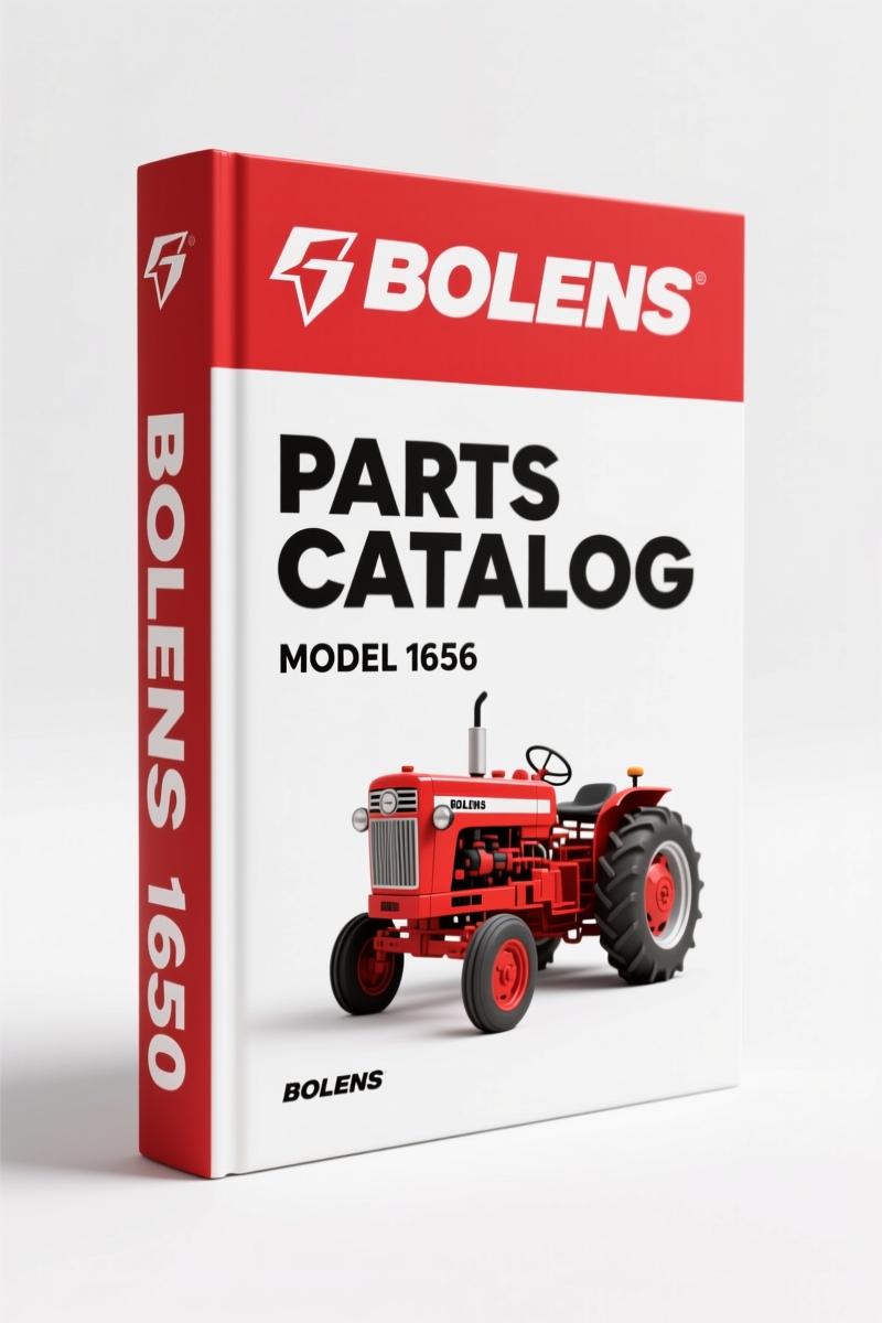 Bolens 1656 Parts Catalog – OEM Fastener and Decal Identification for 16 HP Tractor