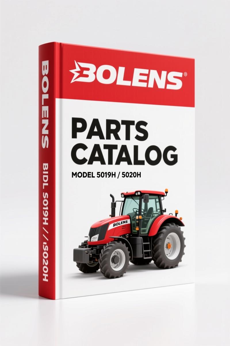 Bolens 5019H, 5020H 1986 Parts Catalog – 16-Page OEM Parts List