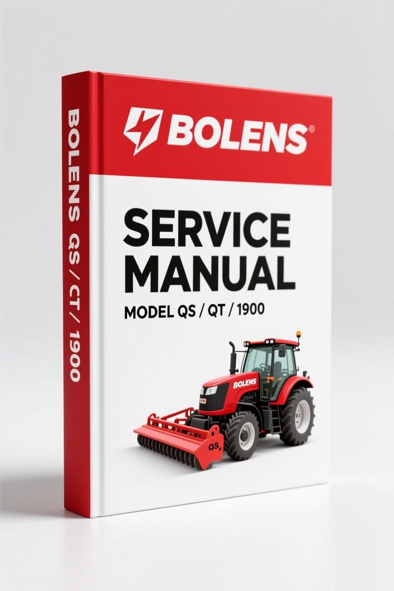 Bolens QS, QT, 1900 1983 Service Manual – Factory Repair Data