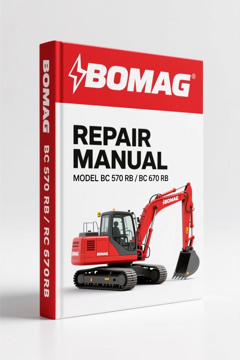Bomag BC 570 RB, BC 670 RB 1997 Repair Manual – Factory Specs