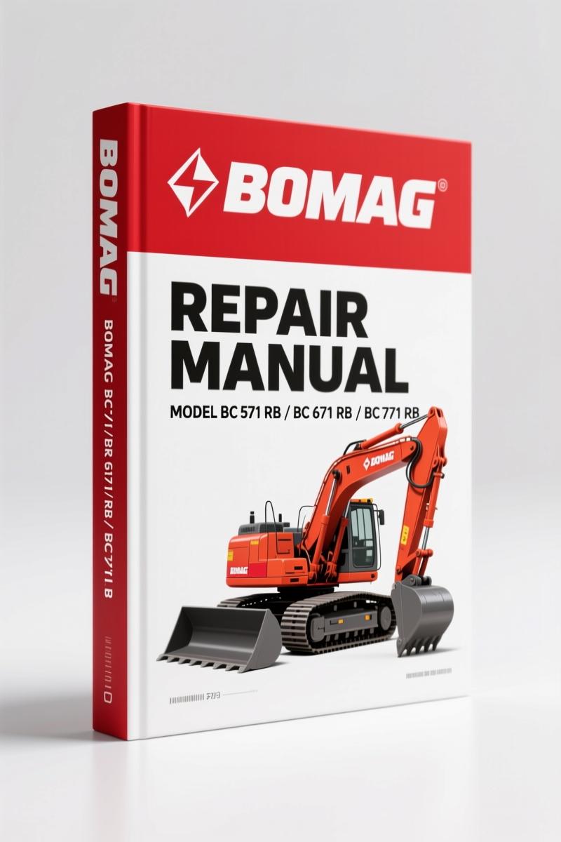 Bomag BC 571 RB, BC 671 RB, BC 771 RB 1998 Repair Manual