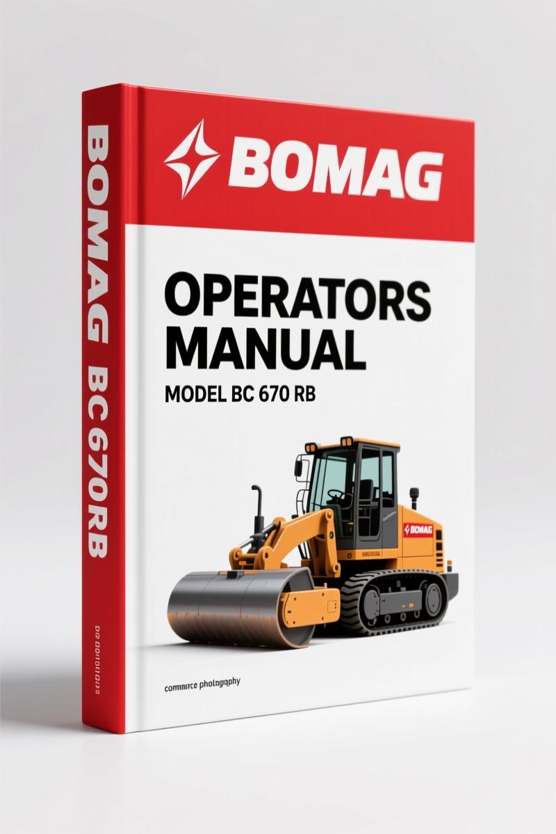 Bomag BC 670 RB 1997 Operators Manual – OEM Specs & Safety