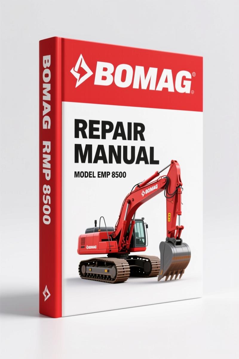 Bomag BMP 8500 2010 Operators Manual – Factory Safety & Maintenance Docs