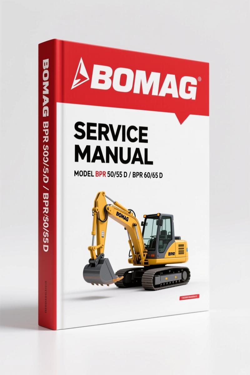 Bomag BPR 50/55 D, BPR 60/65 D 2013 Service Manual – OEM Factory Specs