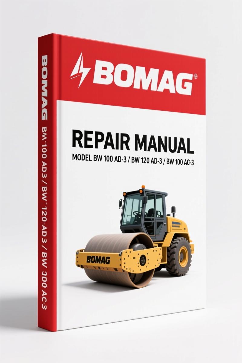 Bomag BW 100/120 AD-3 & AC-3 2000 Repair Manual - Factory Specs