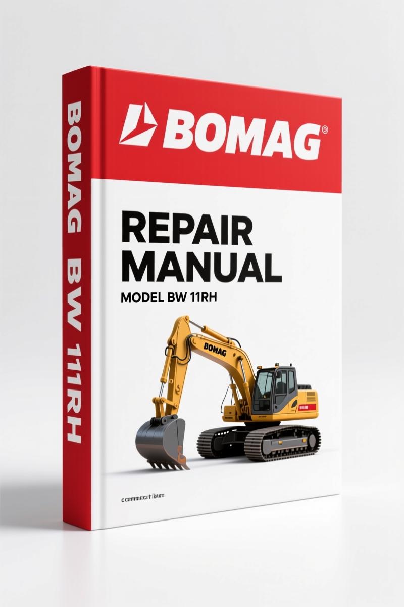 Bomag BW 11RH 2000 Repair Manual – Factory Specs for Pneumatic Tired Roller
