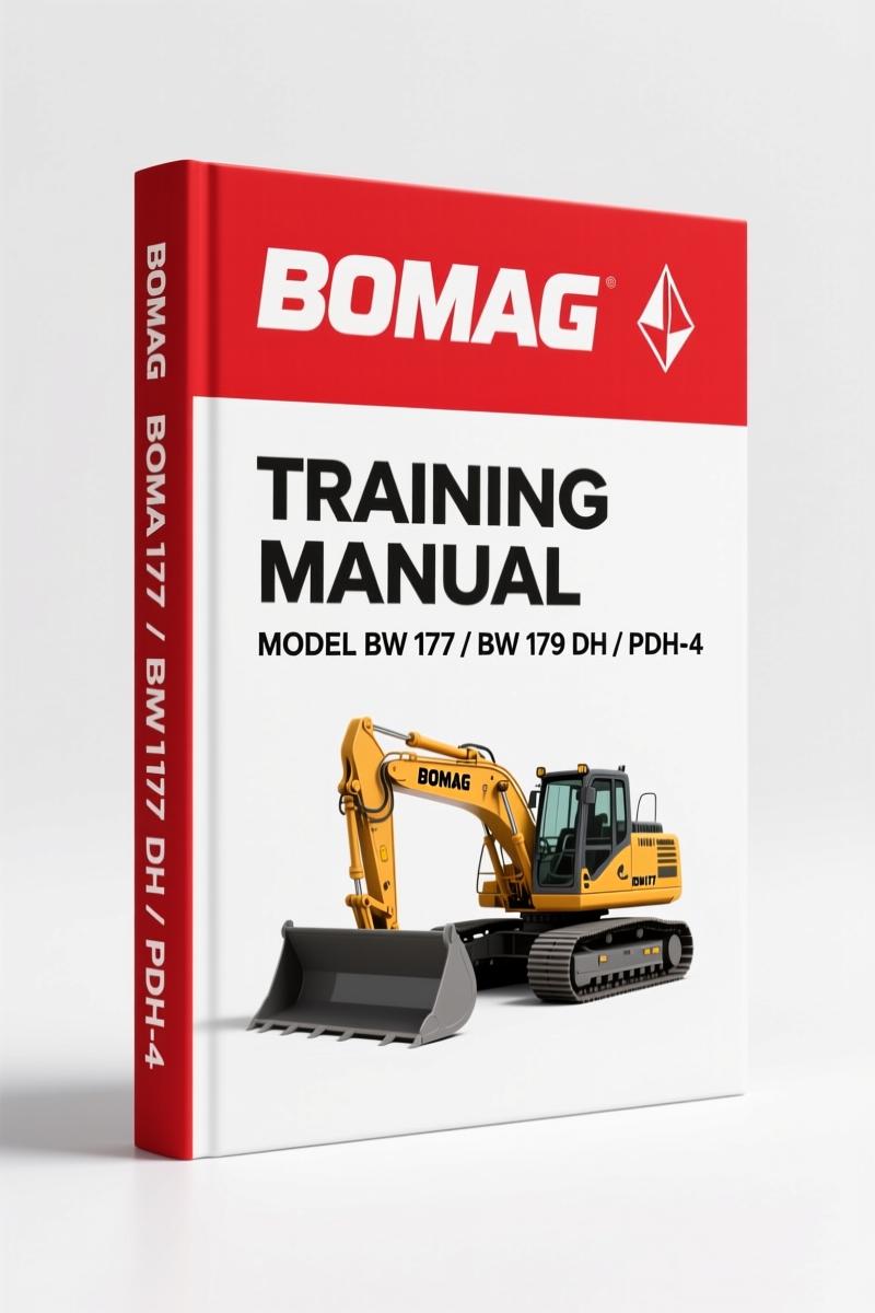 Bomag BW 177, BW 179 DH, PDH-4 2004 Training Manual – Factory Specs