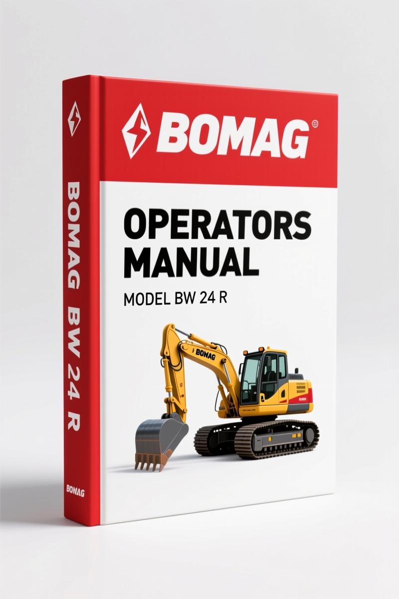 Bomag BW 24 R 2001 Training Manual – Factory Service Data