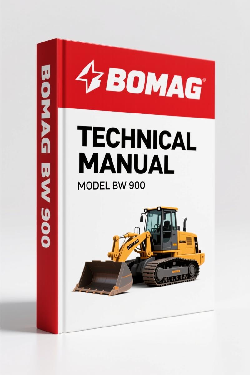 Bomag BW 900 2003 Technical Manual – Factory Specs for Tandem Roller