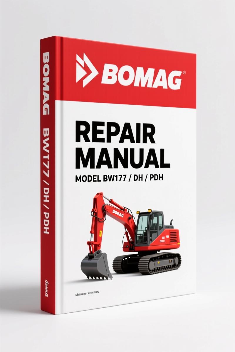 Bomag BW177, DH, PDH, 40 2010 Repair Manual – Factory Specs for Roller
