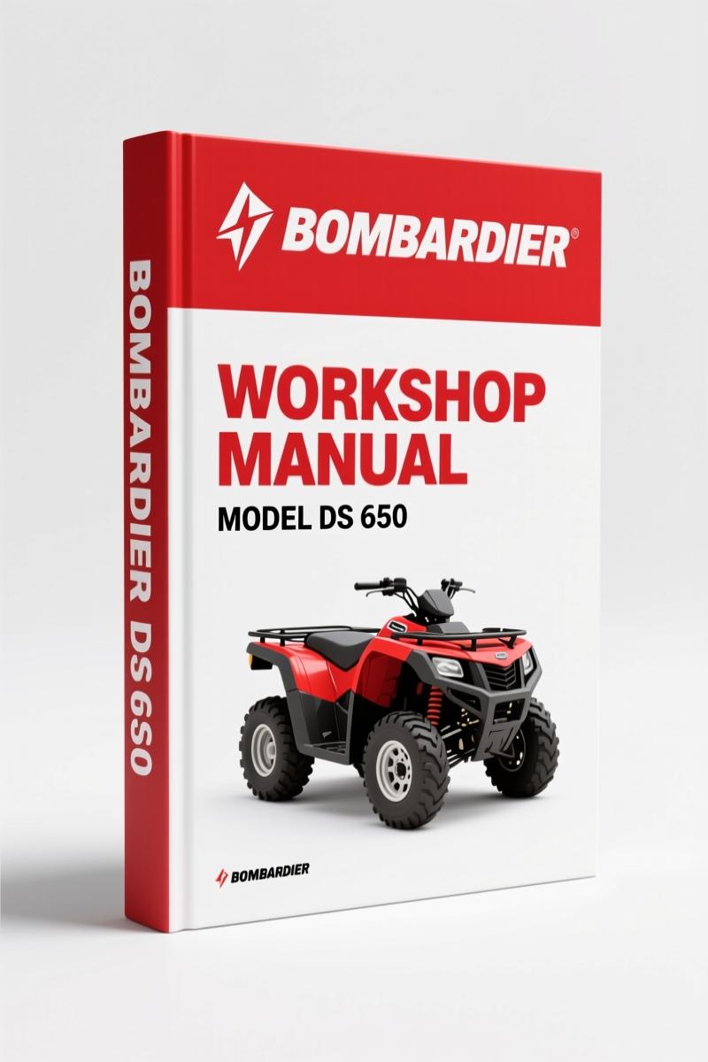 Bombardier DS 650 2001 Workshop Manual – Factory Specs