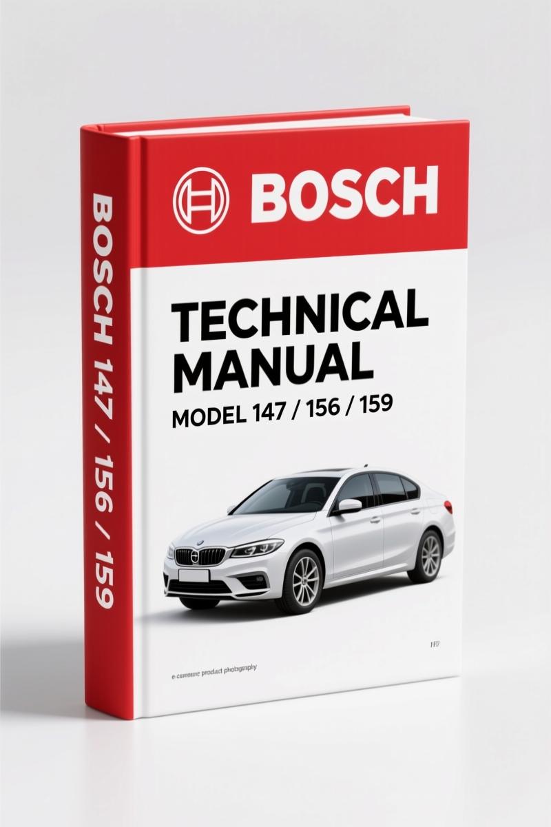 Bosch 147, 156, 159, 166, 2400 2011 Technical Manual