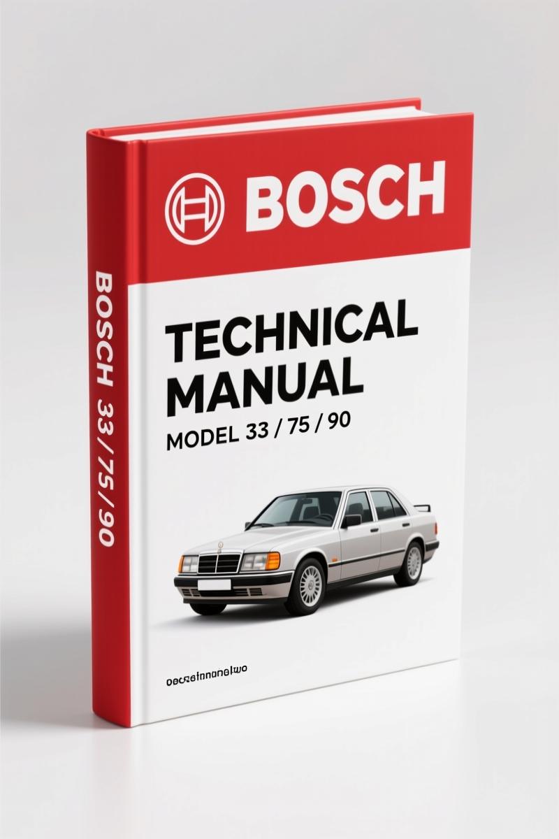 Bosch 33, 75, 90, 147, 156 Technical Manual – 156 Pages of OEM Component Data