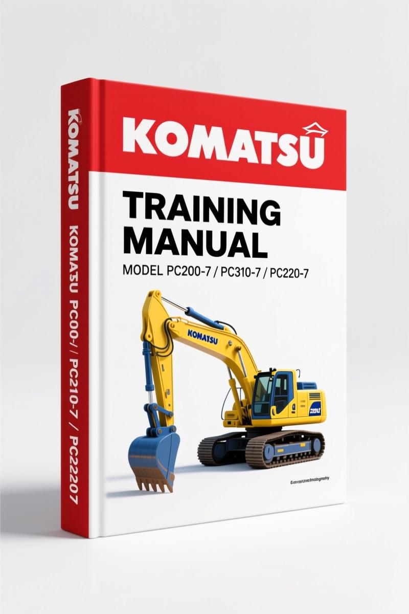 Komatsu PC200-7 Training Manual: 49-Page OEM Engine Guide 2003