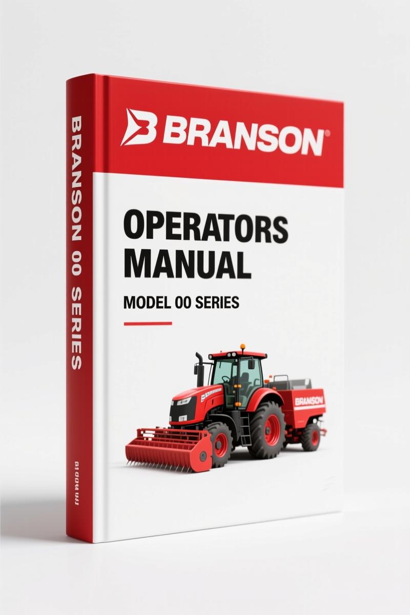 Branson 00 Series 2012 Operators Manual | OEM Specs 155 Pages