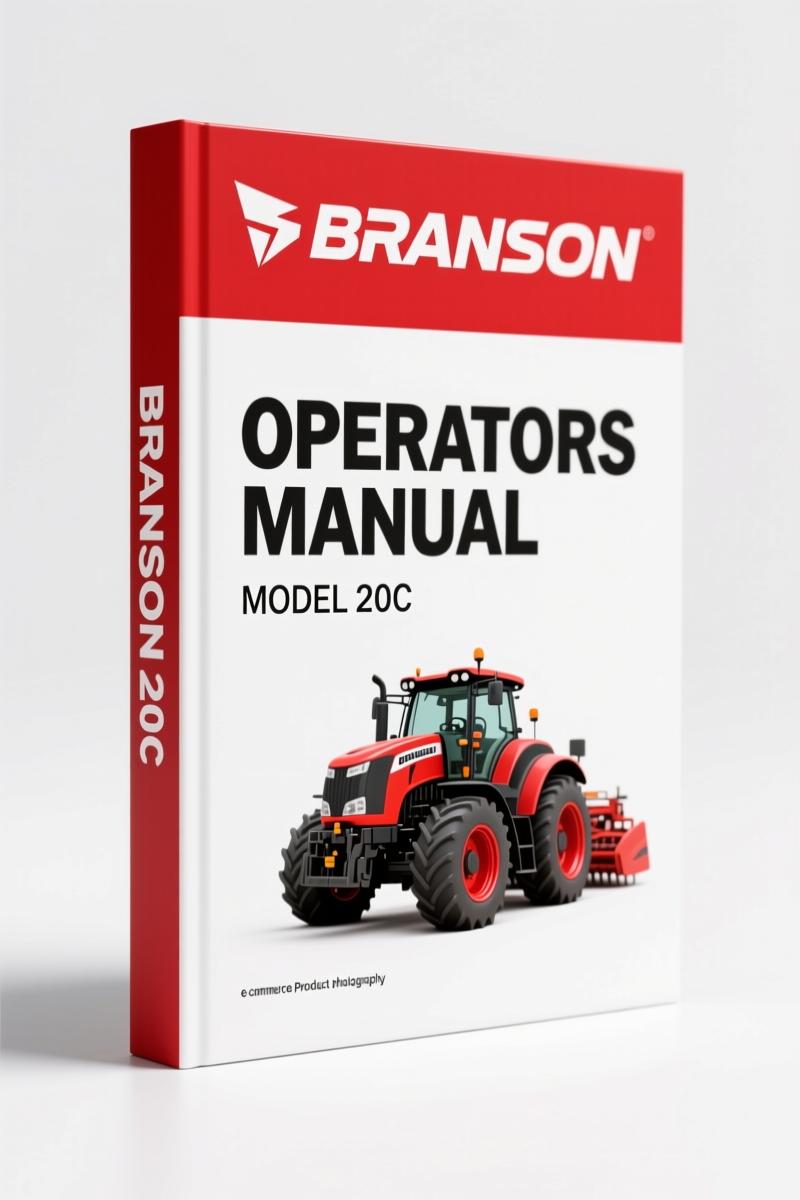 Branson 20C 2011 Operators Manual – OEM Specs & Controls