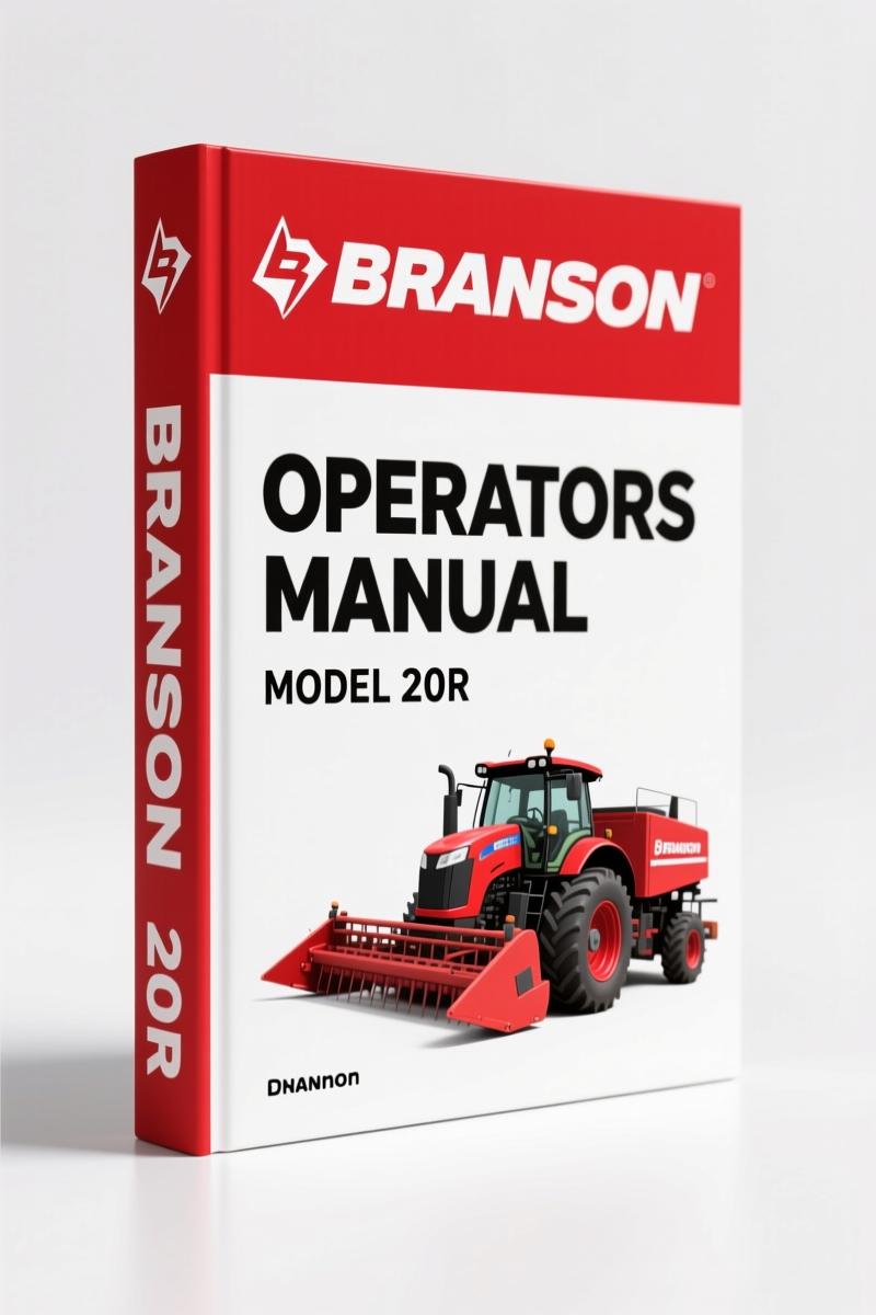 Branson 20R Operators Manual – OEM Specs, 151 Pages