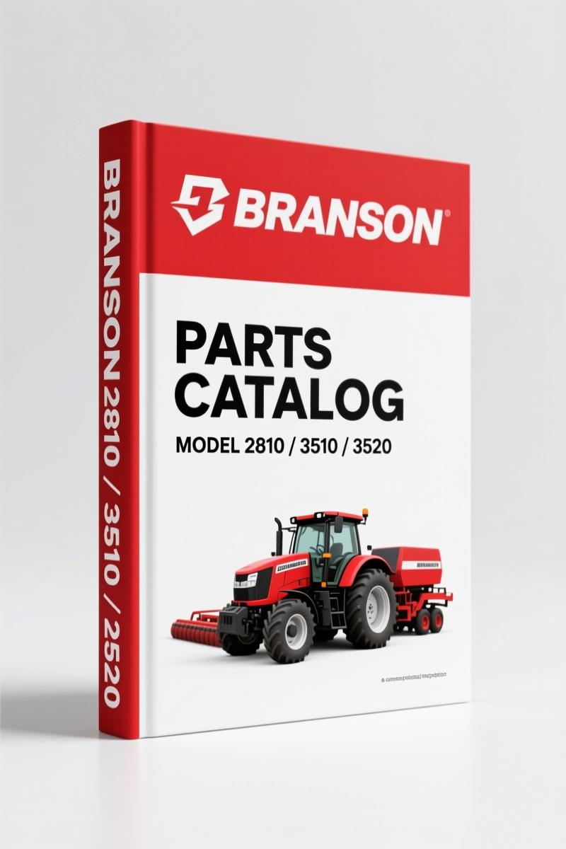 Branson 3510, 2810, 3520, 4020, 4320 Parts Catalog – 151 Pages OEM