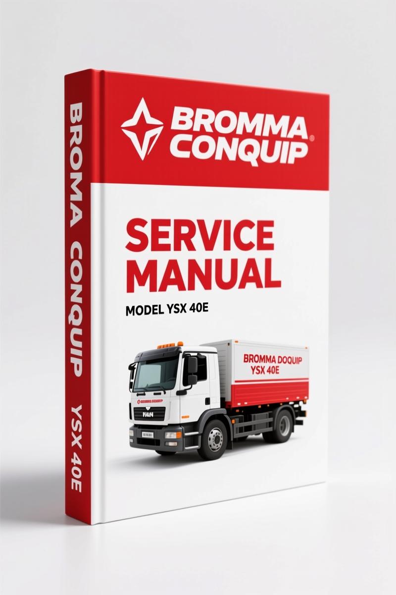 Bromma Conquip YSX 40E Service Manual – 140 Pages of Factory-Certified Repair Data