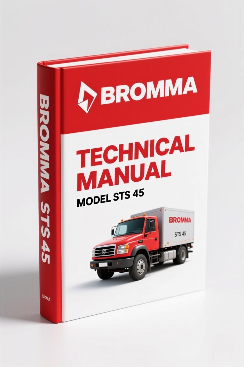 Bromma STS 45 2003 Technical Manual – Factory Service Data for Container Spreader Repairs