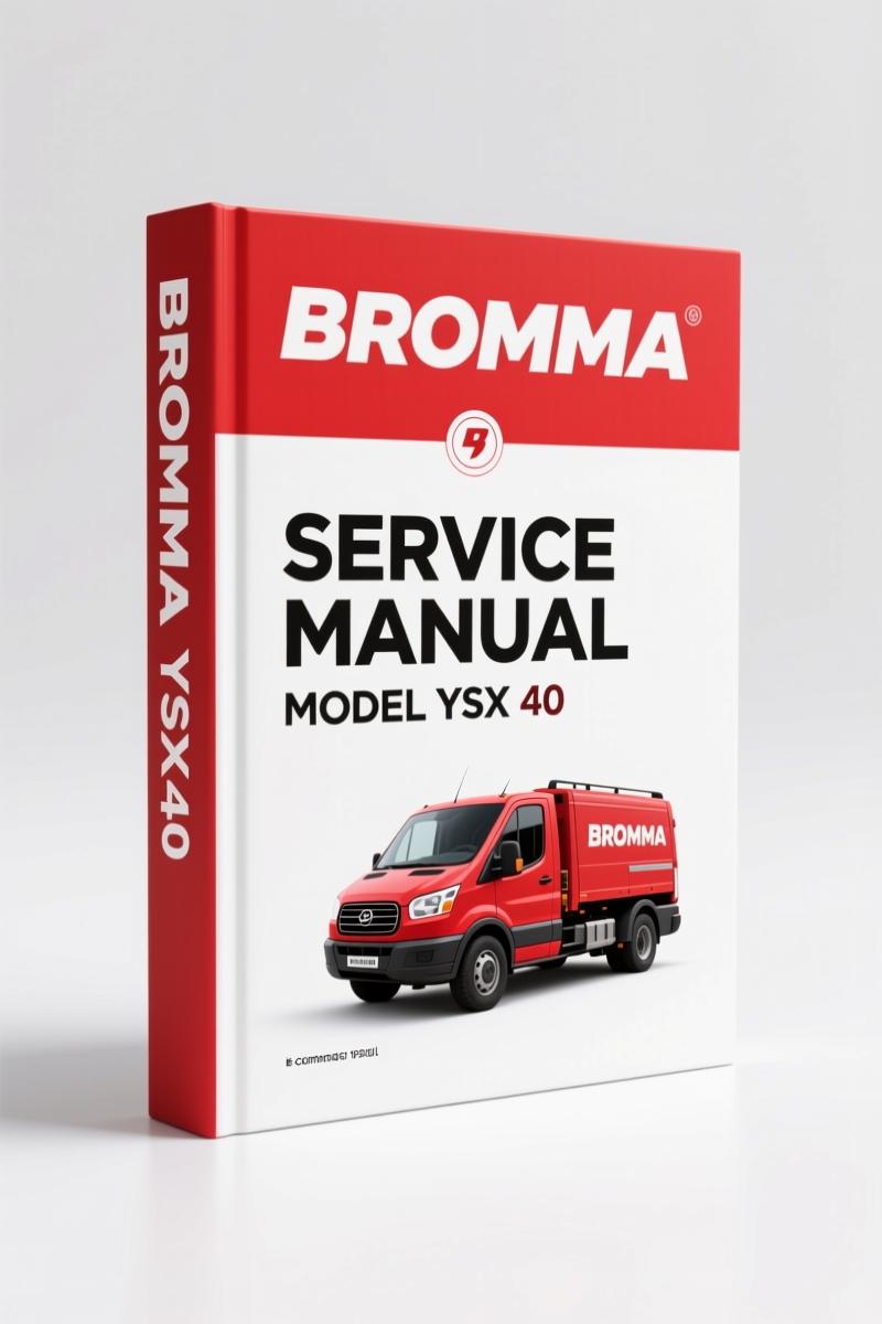 Bromma YSX 40 2003 Service Manual – OEM Factory Specs for Spreaders
