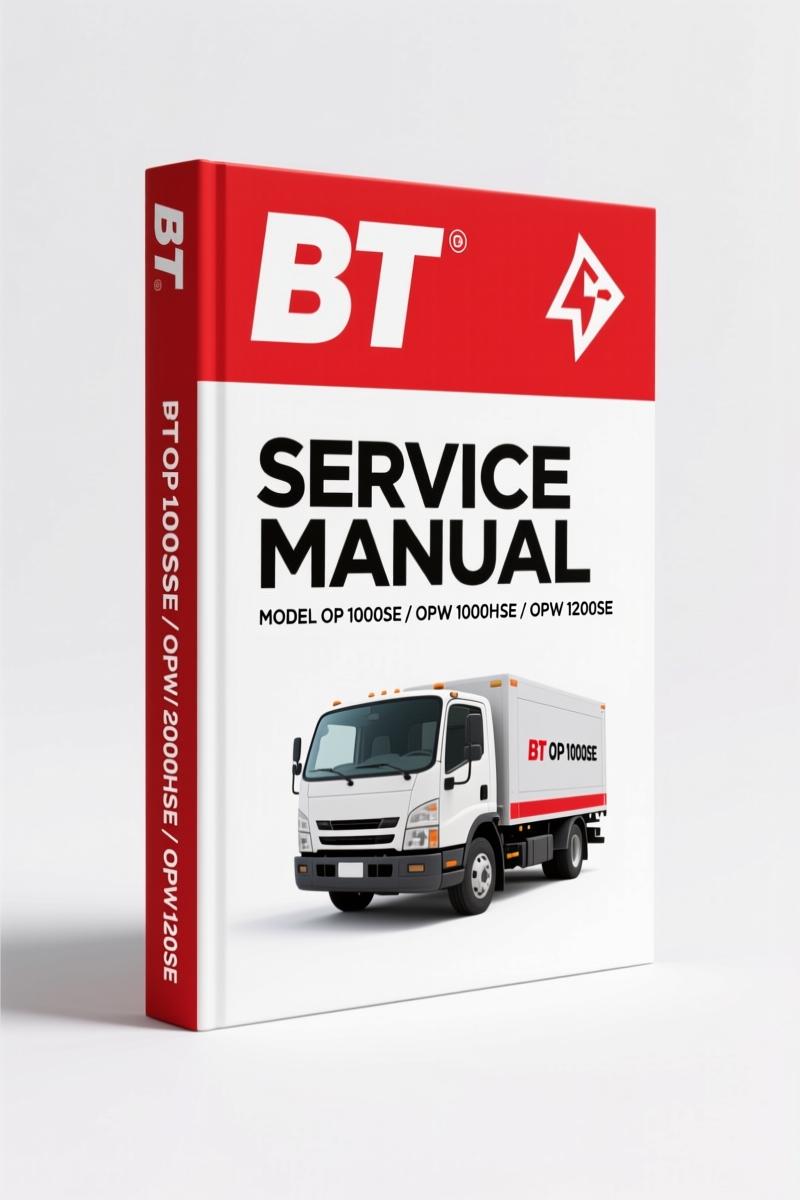 BT OP 1000SE, OPW 1000HSE, OPW 1200SE, OPW 1200HSE 1999 Service Manual