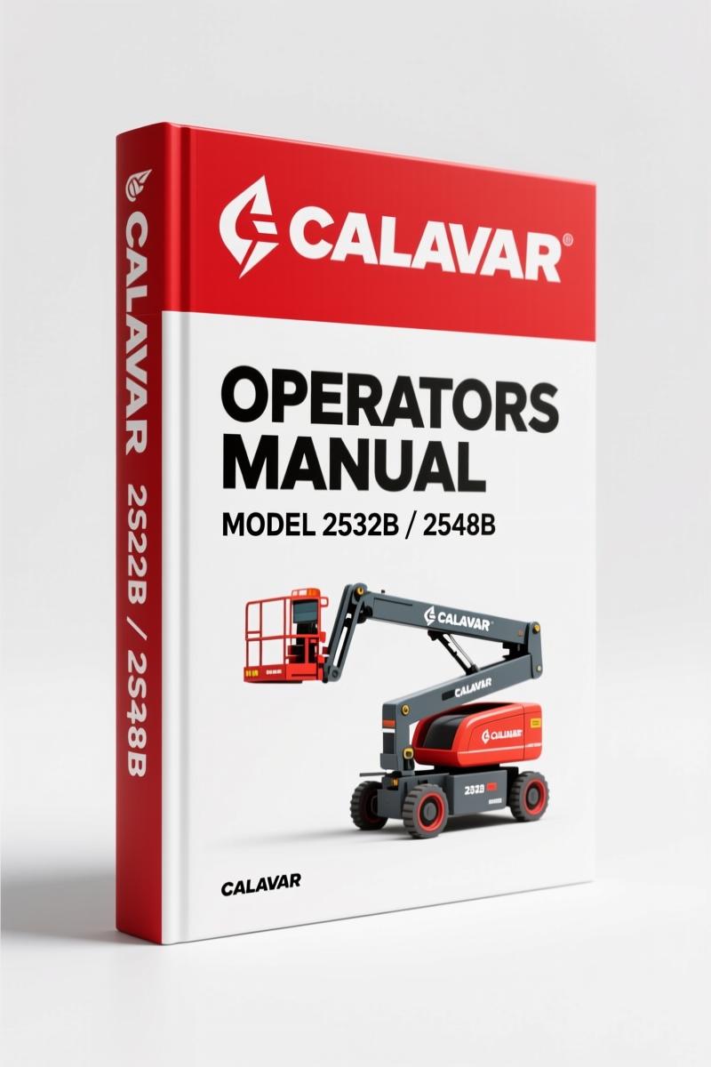 Calavar 2532B, 2548B 1993 Operators Manual – OEM Safety & Maintenance