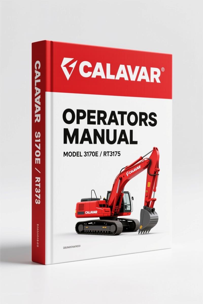 Calavar 3170E RT3175 Operators Manual – OEM Safety & Specs