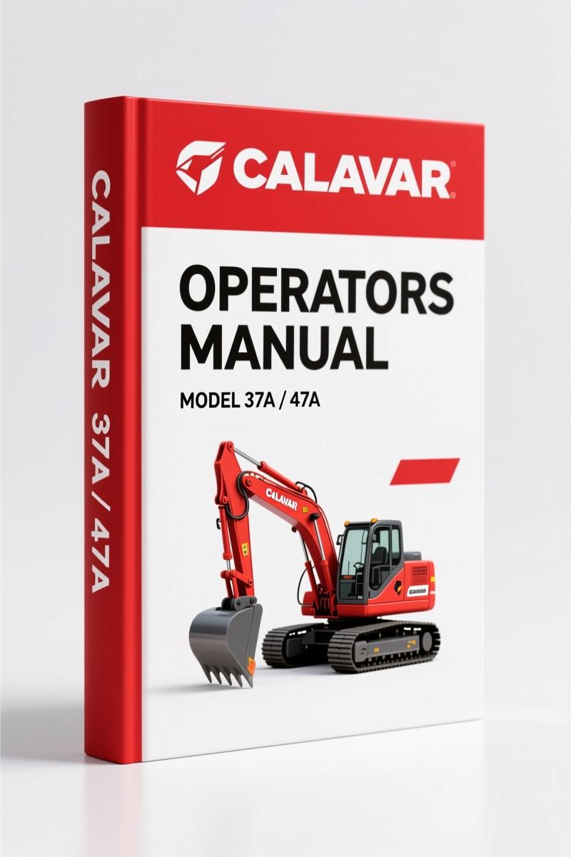 Calavar 47A, 37A Operators Manual – 277 Pages OEM Safety Specs