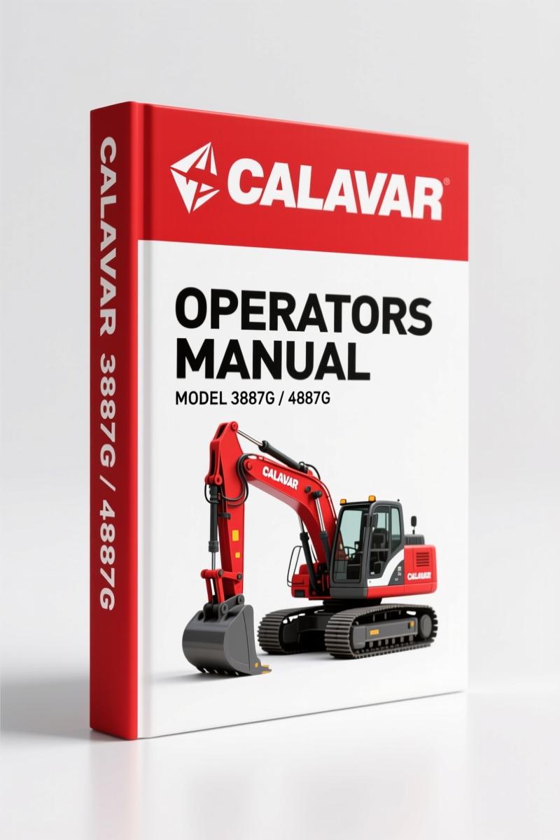Calavar 3887G, 4887G 1995 Operators Manual – OEM Safety & Maintenance