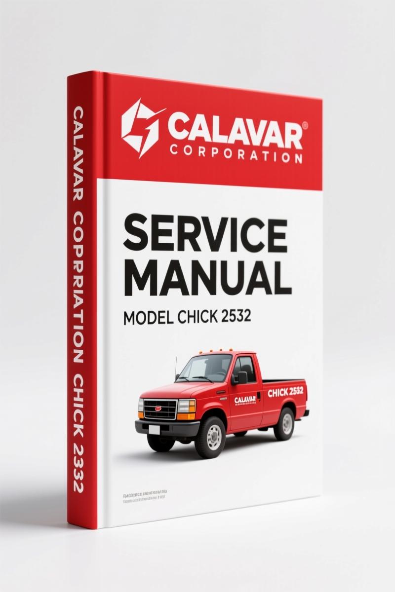 Calavar CHICK 2532 1989 Service Manual – OEM Factory Specs