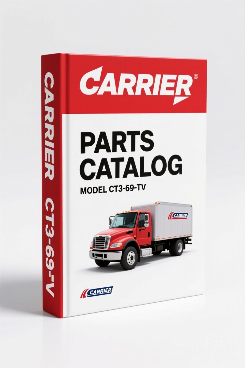 Carrier CT3-69-TV 2000 Parts Catalog – 52 Pages OEM