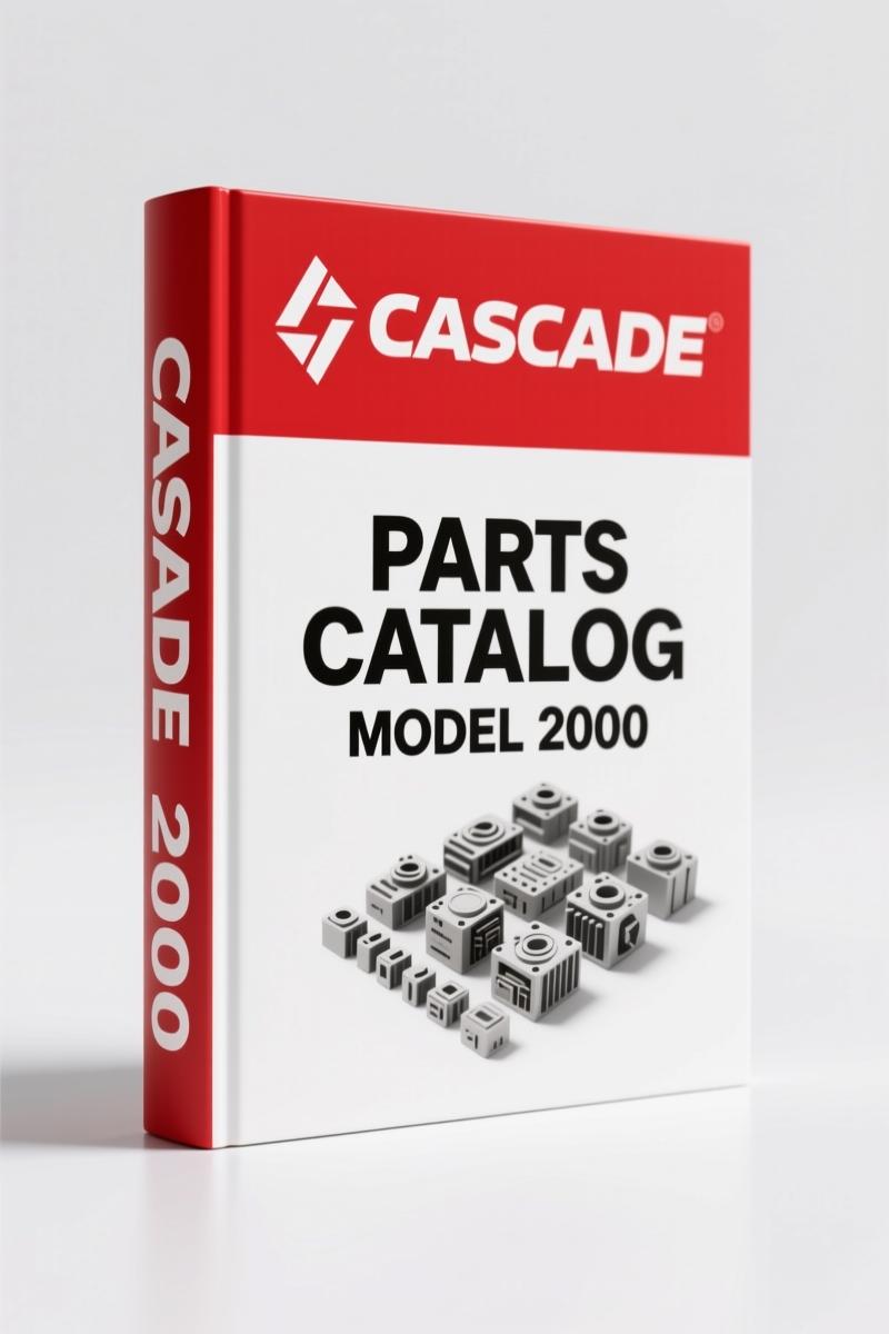 Cascade 2000, 5000, 8000 Parts Catalog – OEM Forklift Upright Diagrams