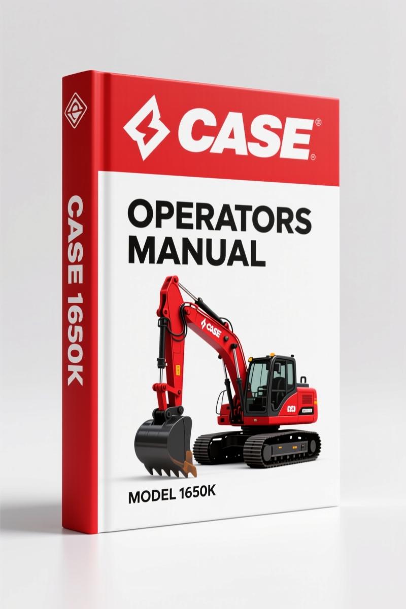 Case 1650K 2004 Operators Manual – Factory Specs for Crawler Dozer