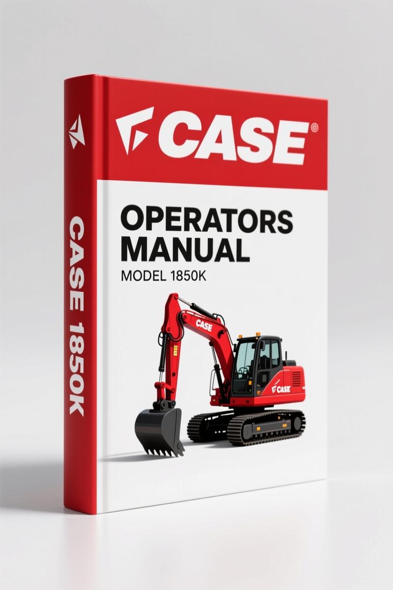Case 1850K 2004 Operators Manual – Factory Specs for Crawler Dozer