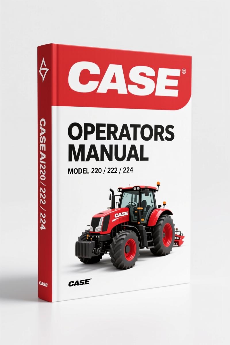 Case 220, 222, 224, 444 Operators Manual – Factory Specs & Maintenance